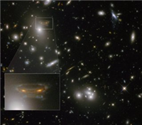 ハッブル宇宙望遠鏡で撮影した「スペースインベーダー」に見える銀河を公開／NASAとESA