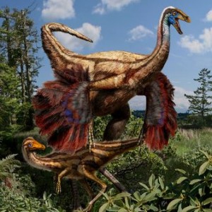 羽毛恐竜の化石をカナダで発見、米大陸で初 羽毛は繁殖に使う？