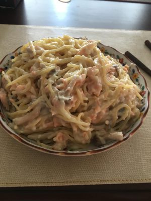 わいの作ったパスタは神